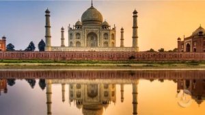 Тадж Махал.  Индия.  Достопримечательности мира