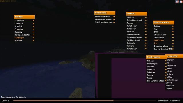 Cheat client Omikron 2018 [1.11.2] смотреть онлайн