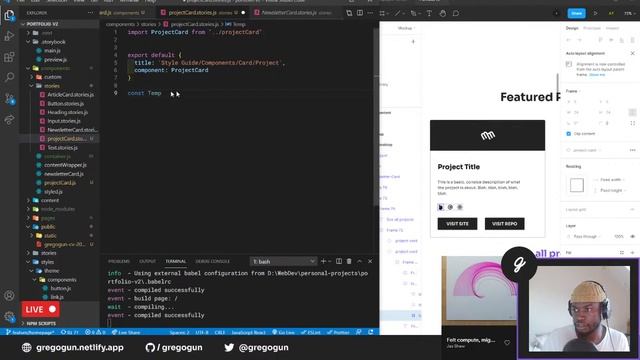Building a portfolio website with Next.js смотреть онлайн