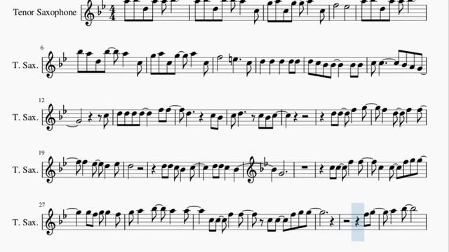 Tenor Sax Sheet Music: How to play Let It Go (Frozen) by Idina Menzel смотреть онлайн