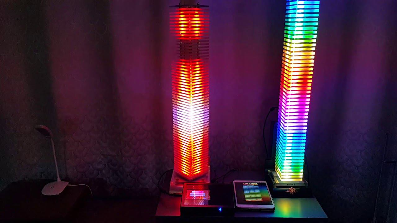 Compare vu meter from Cine-Lights. Bluetooth and TFT touch screen. смотреть онлайн