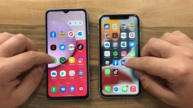 Samsung Galaxy A13 vs iPhone 11 смотреть онлайн