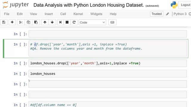 Data Analysis with Python using Pandas data frame London Housing Dataset, Urdu/Hindi смотреть онлайн