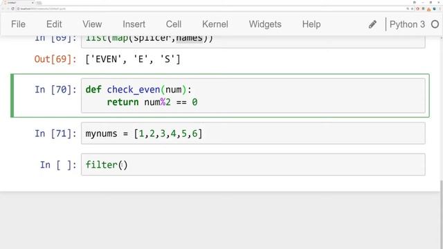 lambda expression,map and filter functions in python смотреть онлайн