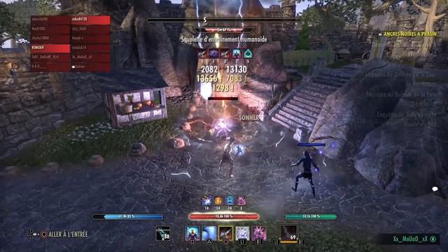 Teso Morrowind - Test Dps - E2N -Sorcier magie - 38k - Attaque lourde смотреть онлайн