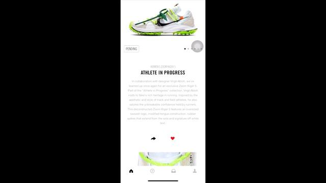 *Live Cop* on SNKRS Off White Nike Zoom Terra Kiger 5 смотреть онлайн