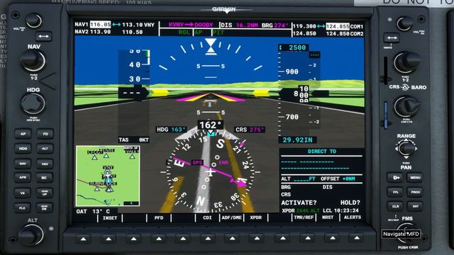 MSFS Tutorial Garmin G1000 Overview Part 1: Primary Flight Display
