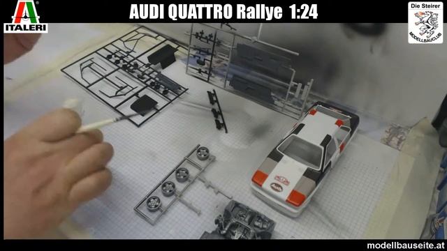 Italeri Audi Quattro Rallye 1:24 Baubericht - Part 5 смотреть онлайн