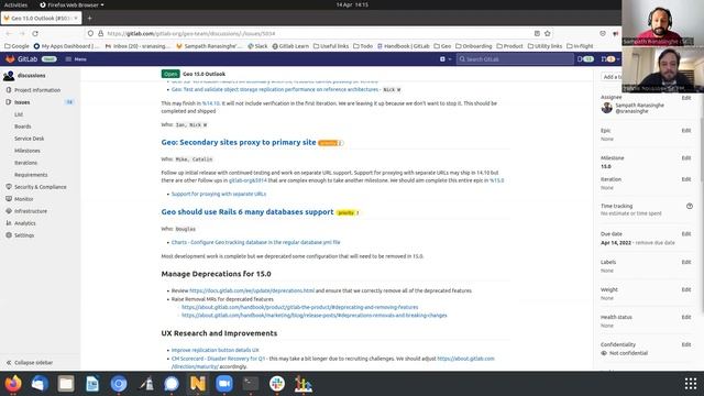 Gitlab 15.0 Kickoff - Enablement:Geo смотреть онлайн