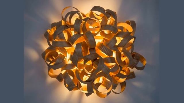 Светильник из дерева. Интересные идеи: деревянные лампы и люстры для дома смотреть онлайн