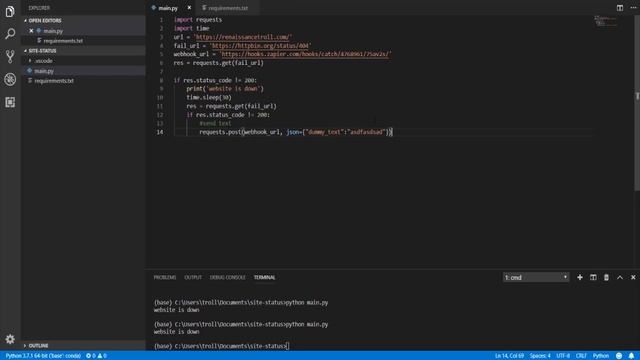 How To Make an Automatic Website Status Monitoring Tool смотреть онлайн