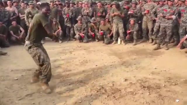 U.S. Marines V.S. South Korean Marines in pop lock dance battle..?(Subscribe) смотреть онлайн