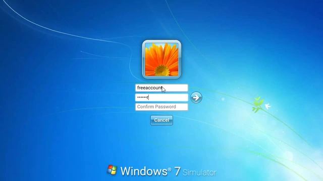 [DYK - Win7 Simu] Creating a user account смотреть онлайн