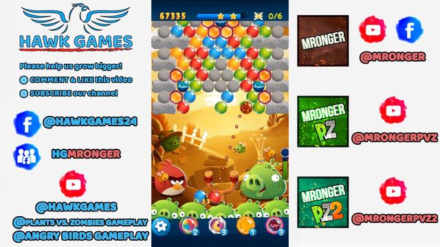 Angry Birds Stella POP Bubble Shooter Level 370 - Walkthrough, No Boosters смотреть онлайн