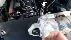 Замена стартера BMW X5 E 53 двигатель  М 57