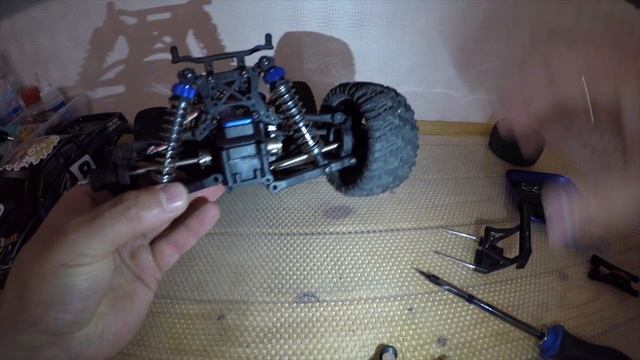 Замена рычага на Remo Hobby Smax