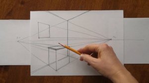 #2 ОСНОВЫ зарисовки интерьера с двумя точками схода