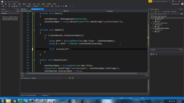 Timed Chest ( And a timer )- Unity 3D[Tutorial][C#] смотреть онлайн