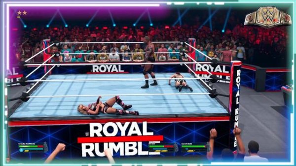WWE 2k24 Gameplay | Randy Orton vs all Women in Women Royal Rumble Intergender Match #wwe #wwe2k24