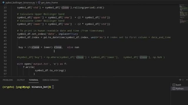 [Course 4/5] Creating Your Binance API Trading Bot - Bollinger Bands смотреть онлайн