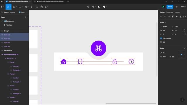 Design 5 Interactive Bottom Navigations in Figma | Figma UI Design Tutorial смотреть онлайн