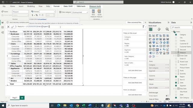How to hide values in a matrix using ISINSCOPE function - Power BI DAX смотреть онлайн