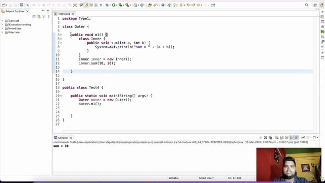 #4 Method Local Inner Classes in Java Part - 2 | #innerclasses смотреть онлайн