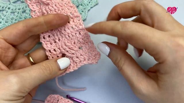 Как связать косичку крючком | Косичка с рельефными столбикам смотреть онлайн