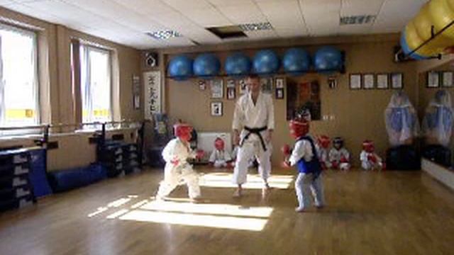 Kumite-kid's 4,5 - 5 Years Old. Moscow. Shotokan.