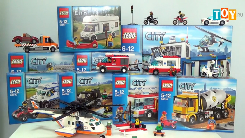 Игрушки конструкторы Лего Город (Lego Сity) смотреть онлайн