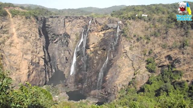 Waterfall Jog Falls (самый высокий в Индии водопад) смотреть онлайн