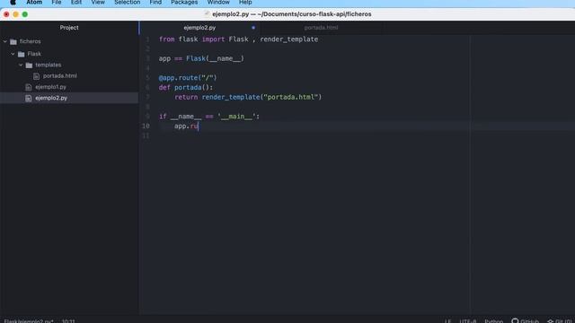 Flask. Crear una plantilla web con Flask y Python смотреть онлайн