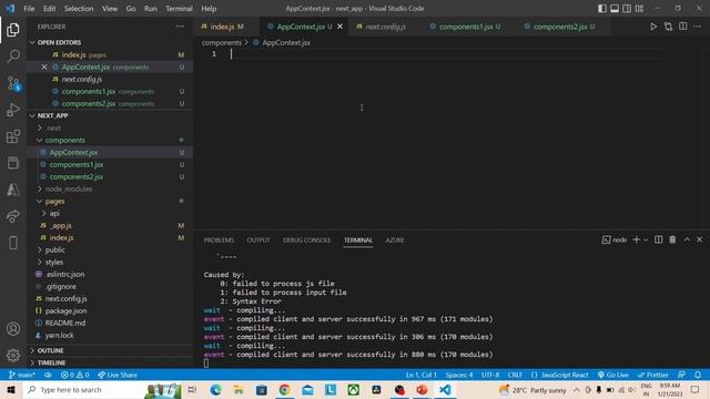 NEXT.JS HOOKS TUTORIAL #5 USECONTEXT #nextjs13 #nextjstutorial #datahacks смотреть онлайн