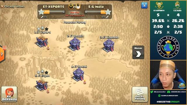 KUALIFIKASI TURNAMEN GLOBAL CLASH CUP SEASON 7 WEEK 3 - GOTHIC DIVISION | CLASH OF CLANS смотреть онлайн