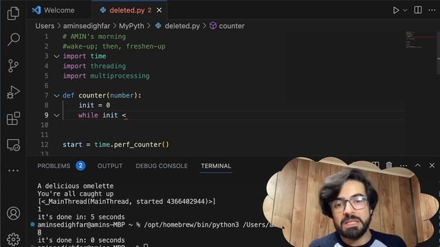 Multi-threading vs Multi-processing programming in Python смотреть онлайн