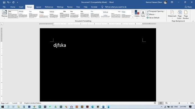 How to Turn Microsoft Word Black Background White Text ? смотреть онлайн