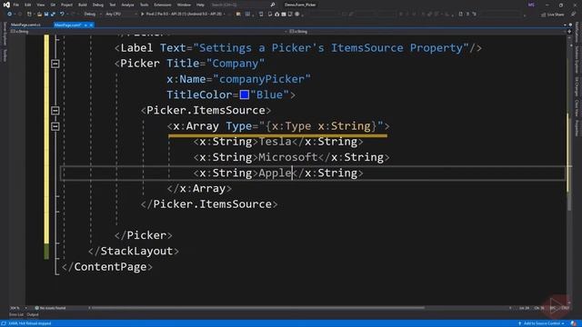 Xamarin Forms #44 Picker смотреть онлайн