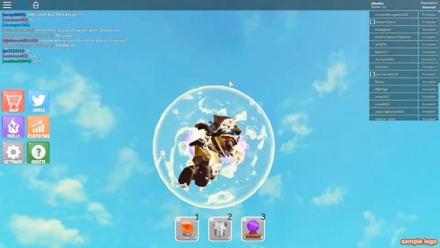 Битва героя и злодея и незваного гостя в Power Simulator, Roblox. смотреть онлайн