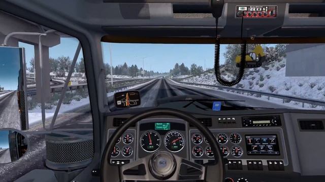 ATS Oregon Winter - Kenworth W900B - Eaton Fuller 18 Speed Manual - Newport to The Dalles смотреть онлайн