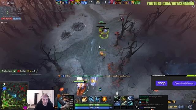 Arteezy tries to contain himself against a GAME RUINER in his team... смотреть онлайн