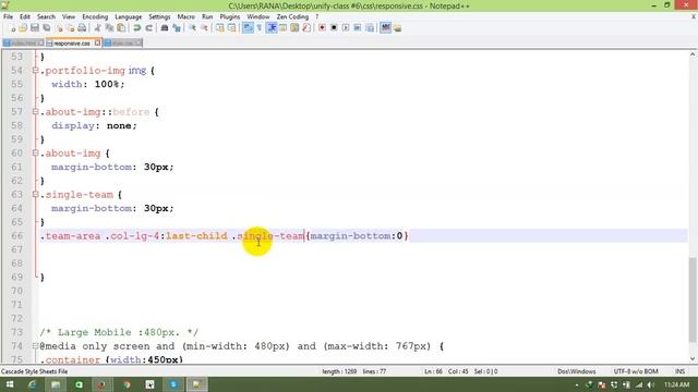 PSD to HTML With Bootstrap Class #6 ( Part 1 Responsive ) смотреть онлайн