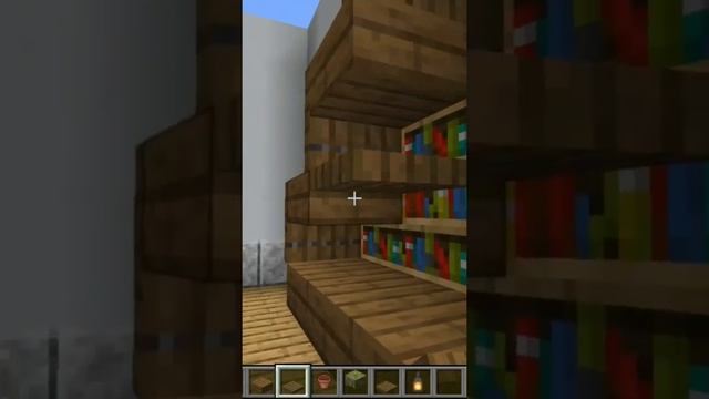 Книжные полочки в Minecraft. смотреть онлайн