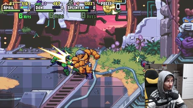 Брат пригласил меня поиграть в Teenage Mutant Ninja Turtles Shredder's Revenge смотреть онлайн