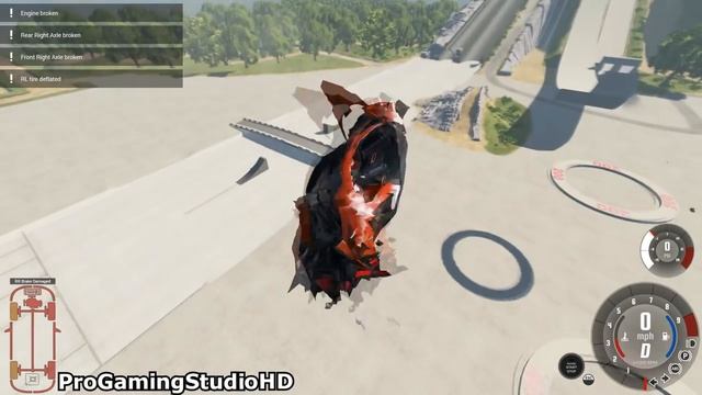 High Speed Jumps #19 - Satisfying Car Crashes (BeamNG Drive Crashes)