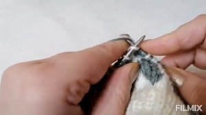 МК1 для начинающих Шапка детская спицами с жаккардовым узором