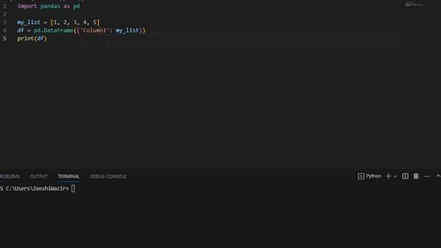 Convert Python List to Dataframe Column with Example - Python Tutorial смотреть онлайн