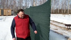 САМЫЙ ДЕШЕВЫЙ  ЗАБОР НА ДАЧНОМ УЧАСТКЕ,ИЗ ФАСАДНОЙ СЕТКИ , ОТВЕТЫ НА ВОПРОСЫ 18.03.2019.mp4