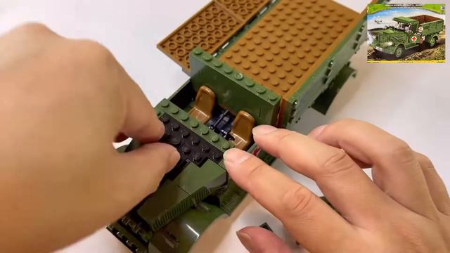 『LEGO互換』ベンツ　医療用トラック（COBI BLOCK）MERCEDES BENZ L3000S ww2ドイツ軍軍用トラック military ミリタリーブロック смотреть онлайн