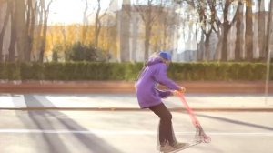 (Мануал) Обучение трюкам на самокате Manual
