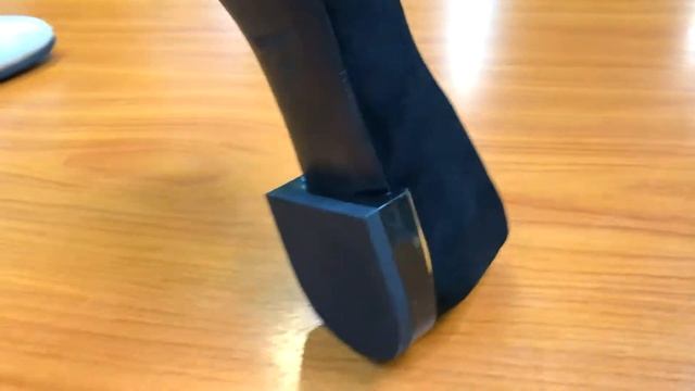 Установка наката на туфли.